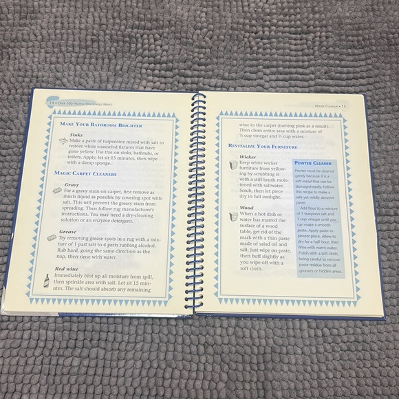 Over 100 Helpful Household Hints Salt hardcover book - Picture 10 of 12
